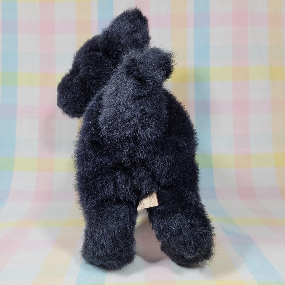 Vintage Applause Black Labrador Dog Pup 1987 Avarti Plush Stuffed Animal Italy - Picture 6 of 9
